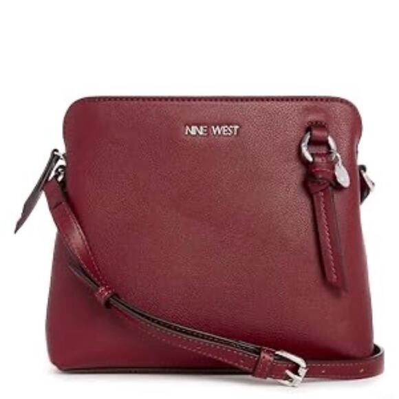 Nine West Mini Crossbody Bag Claret Red NWT - Picture 1 of 7